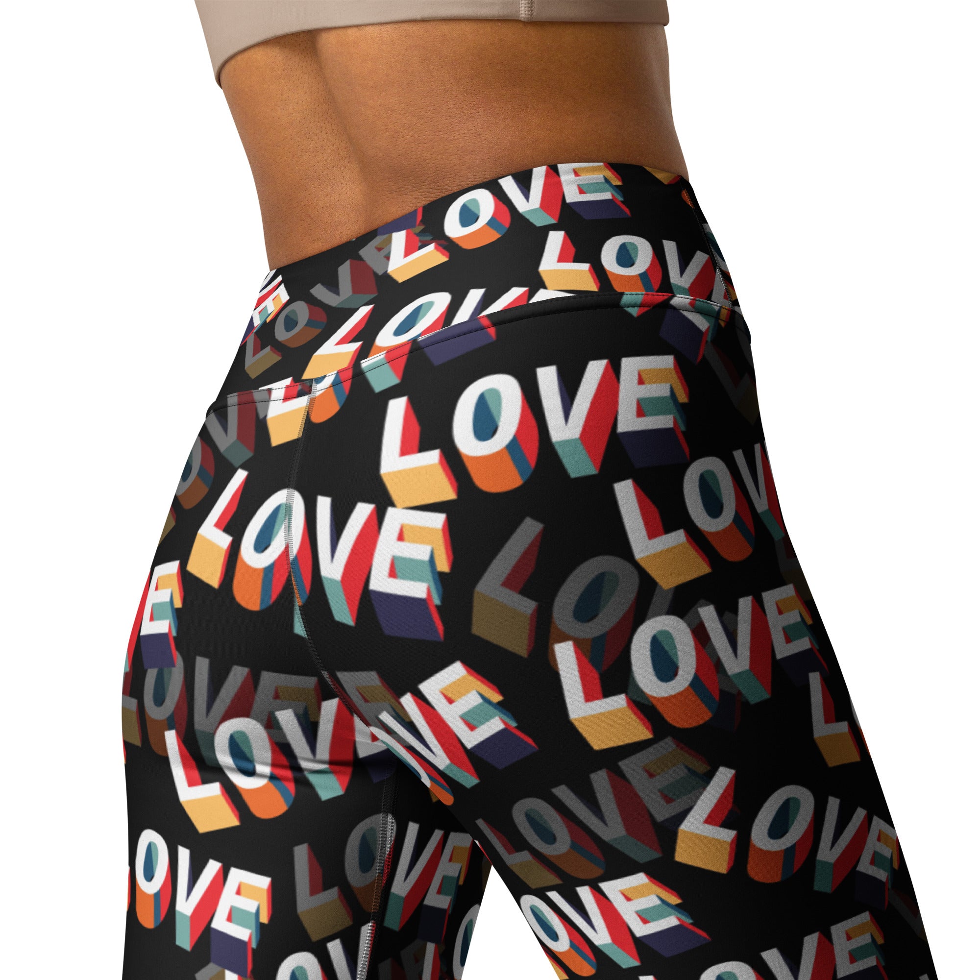 LOVE Is In The Air Yoga Leggings